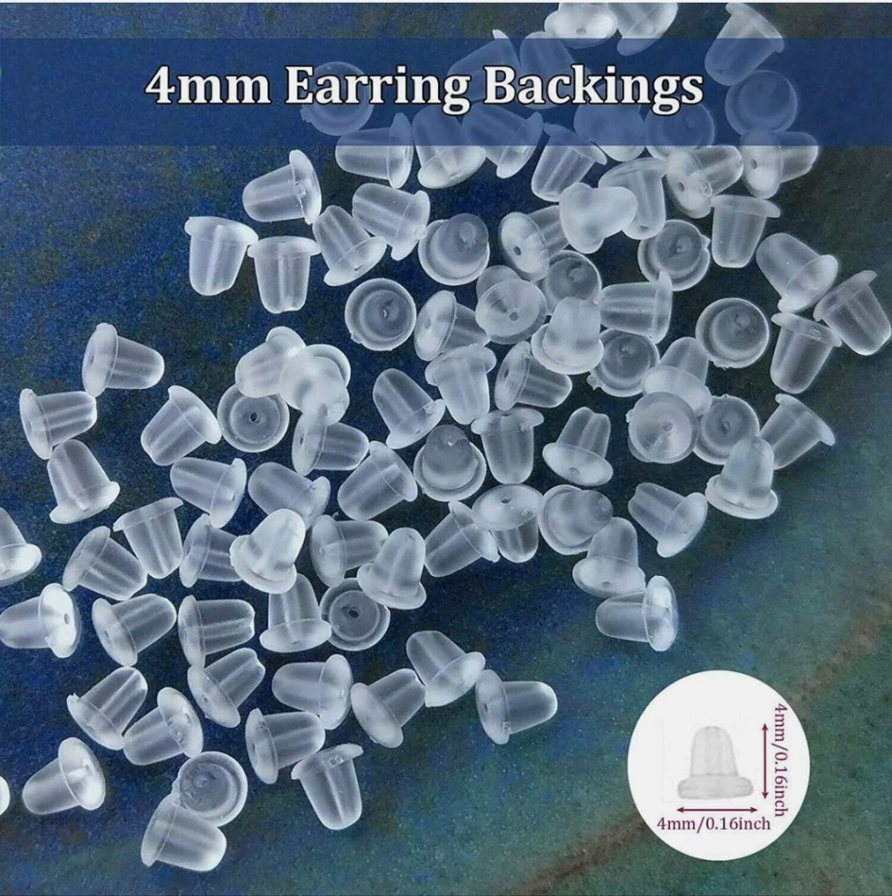 20 Replacment Earring Backs